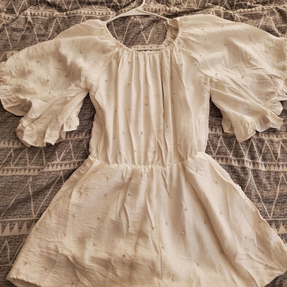 White Pearl Romper